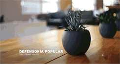 Desktop Screenshot of defensoriapopular.cl