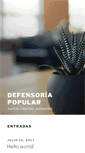 Mobile Screenshot of defensoriapopular.cl